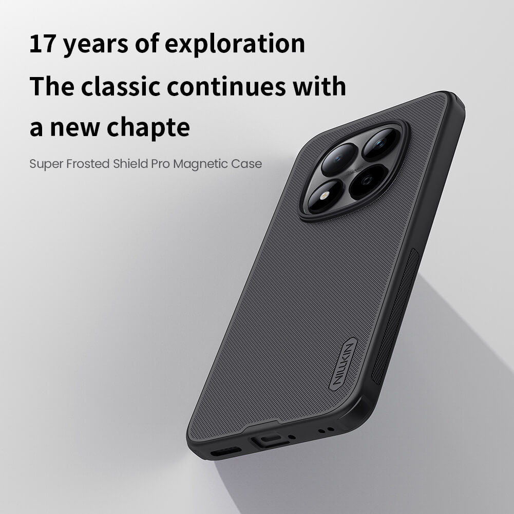 Чехол-крышка NILLKIN для Xiaomi Redmi Note 15 Pro (Chinese version) (серия Frosted shield Pro Magnetic case)